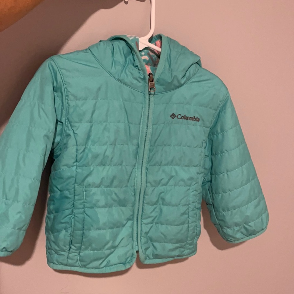 Reversible Toddler Girl Columbia Jacket